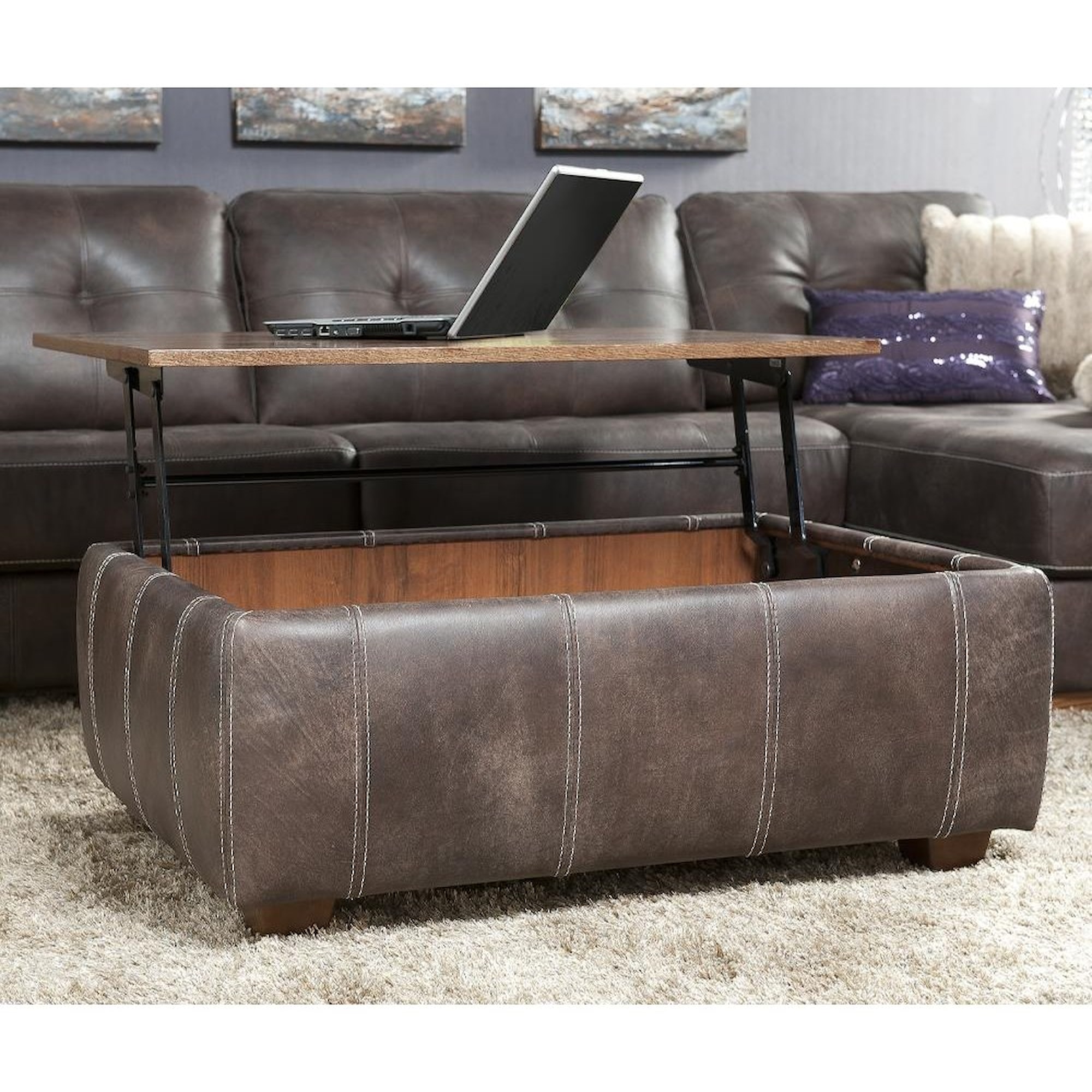 Luonto Functional 822326265 Cocktail Table Belfort Furniture Cocktail/Coffee Tables